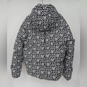 Missguided Black and White Logo Print Jacket